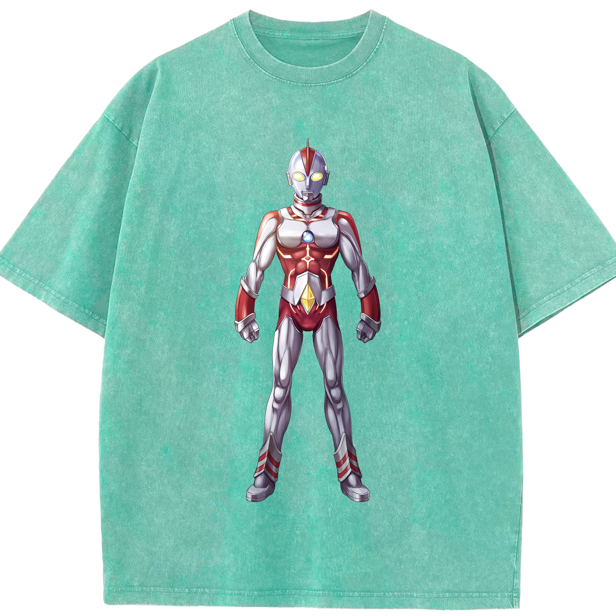 （画像用） ウルトラマン Ultraman 綿100% ヴィンテージ風 半袖Tシャツ（フロントプリント）
